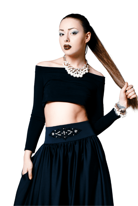 Saia Midi com Bolsos - Image 3